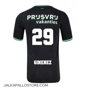 Feyenoord Santiago Gimenez #29 Vieraspaita 2024-25 Lyhythihainen